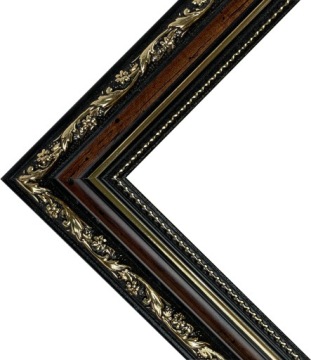 КАРТИНА 31x26 ИИСУС МОЛИТСЯ, УКРАШЕННАЯ РАМКА