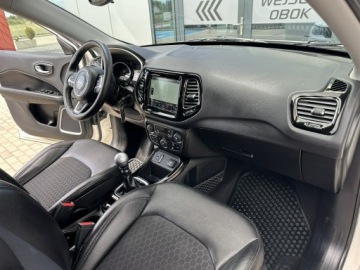 Jeep Compass II SUV 1.4 MultiAir 140KM 2019 Jeep Compass Półskóra Grzane fotele i kier., zdjęcie 16
