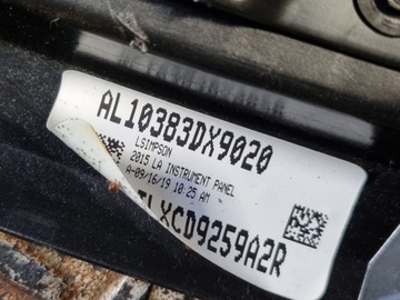 2019 DODGE CHALLENGER DESKA KONZOLA KOKPIT ULOŽENÍ AIRBAG SPOLUJEZDCE