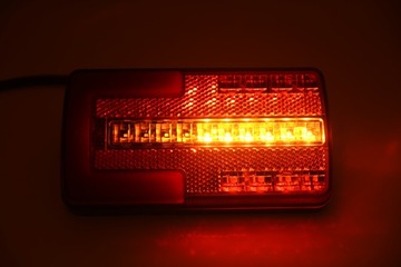 2X SVĚTLO KOMBINOVANÁ ZADNÍ LED DIODOVÁ PŘÍVĚS NEON