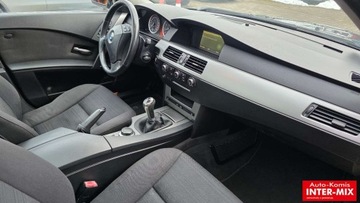 BMW Seria 5 E60 Sedan 2.5 525i 218KM 2006 BMW Seria 5 Zarejestrowany kombi bogata wersja gaz LPG 2.5 BenzynaLPG, zdjęcie 25
