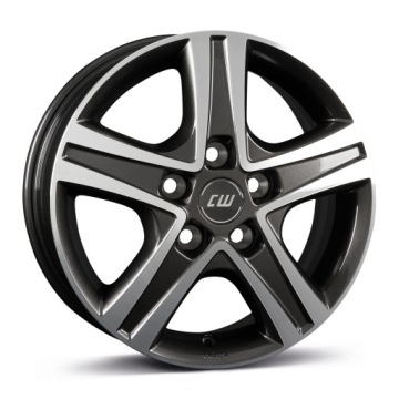 Nové německé hliníkové disky Borbet Cwd 16x6,0 5x118 ET68 71,1 Magp