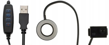 СОВРЕМЕННАЯ СВЕТОДИОДНАЯ КОЛЬЦЕВАЯ ЛАМПА ДЛЯ ТЕЛЕФОНА + ПУЛЬТ ДУ