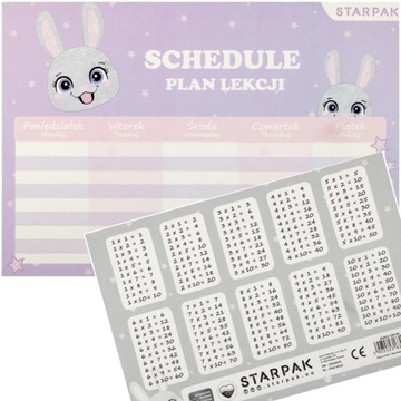 PLAN LEKCJI TABLICZKA MNOŻENIA A5 RABBIT KRÓLIK
