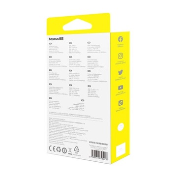 Перемоточный кабель BASEUS 3В1 MICRO USB/USB-C/LIGHTNING 3,5А 1,1М