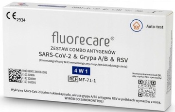 FLUORECARE COVID-19 Test Flu AB RSV Combo 4in1 Дата 15.07.2026