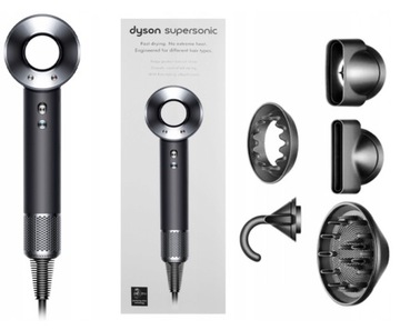 Suszarka do włosów Dyson SuperSonic HD08 Czerń I Nikiel