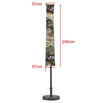 POKROWIEC NA PARASOL WOLNYM POWIETRZU 240*57*57cm