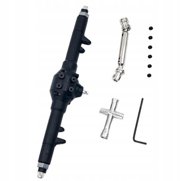 Fit WLtoys 12428 1:12 RC Car Metal Tylna oś