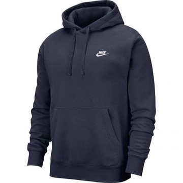 Bluza Męska Granatowa z kapturem Nike Club Fleece BV2654-410 r. XXL