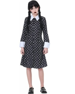 СРЕДА АДДАМС ПЛАТЬЕ ДЛЯ КОСПЛЕЙ НАРЯД 164/170