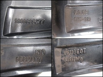 Колеса диски шины PEUGEOT 3008 R19 20 лет