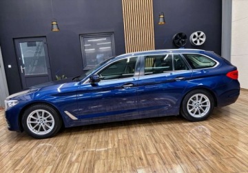 BMW Seria 5 G30-G31 Touring 520d 190KM 2018 BMW Seria 5 2.0D 190KM navi gwarancja LED AUTOMAT bezwypadkowy, zdjęcie 10