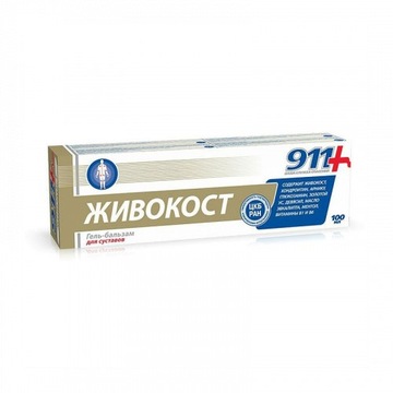 911 BALSAM ŻYWOKOST Z CHONDROITYNĄ STAWY MIĘŚNIE 100 ml