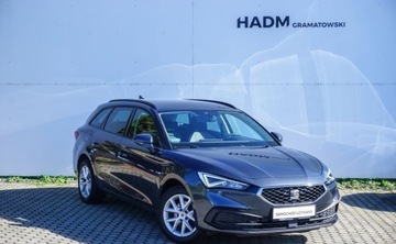 Seat Leon IV Sportstourer 1.0 TSI 110KM 2021 Seat Leon 1.0TSI 110KM Style Front assist El klapa Grzana kierownica i fot