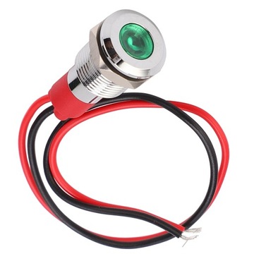 Wodoodporna lampka LED 10mm 3-6VDC do systemów kontrolnych przemysłowych