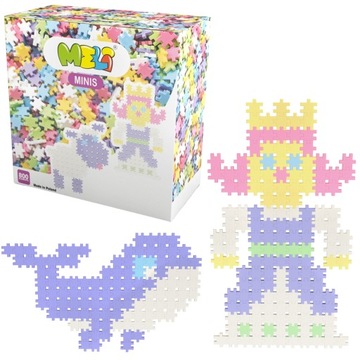 KLOCKI KONSTRUKCYJNE WAFLE MELI MINIS PASTEL 800EL