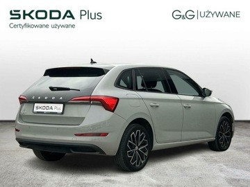 Skoda Scala Hatchback 1.0 TSI 110KM 2022 Skoda Scala Salon PL Szary Steel FV23 Climatronic Grzana szyba ASO, zdjęcie 4