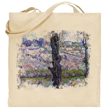 torba ecru M140 Gogh Widok na Arles