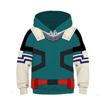 2023 My Hero Academia drukowane 3D bluza z kapturem
