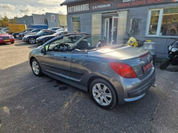 Peugeot 207 CC 1.6 VTi 120KM 2007 Peugeot 207 CC 1.6 Benzyna 120 KM, Cabrio, Klima, zdjęcie 4