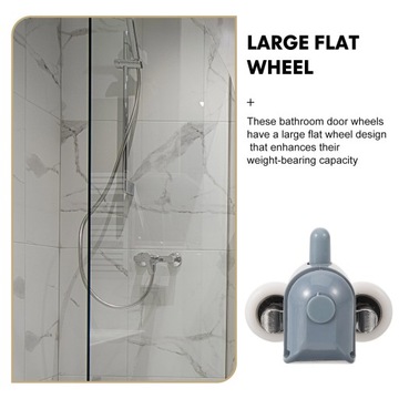 Шкив для раздвижной двери и детали фурнитуры 4 шт.