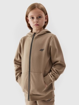 СПОРТИВНАЯ ТОЛСТОВКА С КАПЮШОНОМ ДЛЯ МАЛЬЧИКОВ 4F НА МОЛНИИ