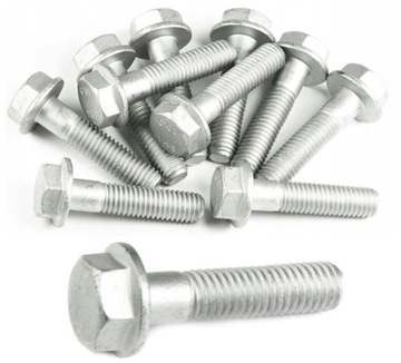 Śruba z kołnierzem DIN 6921 kl 10,9 ocynk płatkowy M10x25mm 20szt