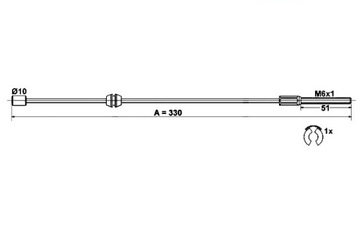 Ate Hand тормозной кабель Opel corsa C 1.0-1.8 09