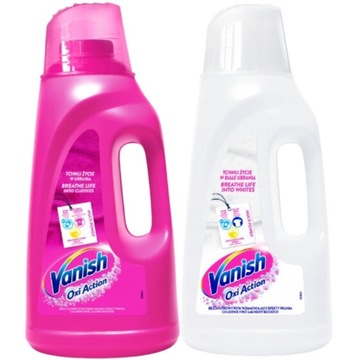 Vanish Oxi Odplamiacz Tkanin Kolorowych Białych 4L