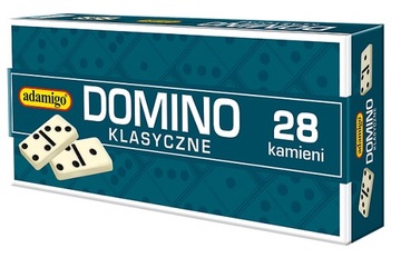 GRA DOMINO KLASYCZNE 28 KAMIENI ADAMIGO 00395