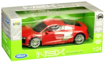 WELLY СПОРТИВНЫЙ АВТОМОБИЛЬ AUDI R8 V10 2016 АВТОМОБИЛЬ