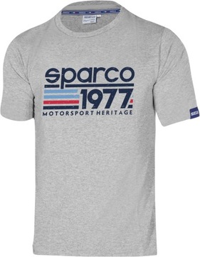 Koszulka t-shirt męska Sparco 1977 szara XL