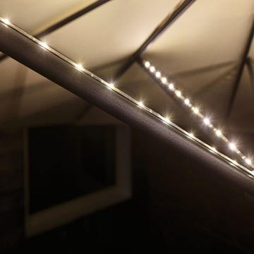 Комплект светодиодного освещения для садового зонта USB LED STRIPE 4х40см 3000К