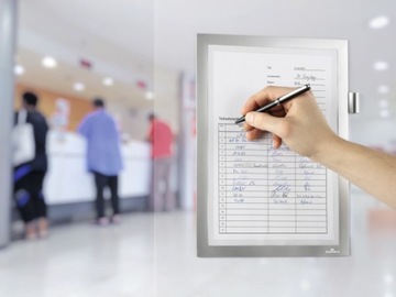 DURAFRAME ПРИМЕЧАНИЕ А4 САМОКЛЕЯЩАЯСЯ РАМКА СЕРЕБРЯНАЯ