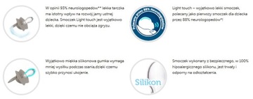 Canpol babies Smoczek silikonowy 0-6m symetryczny