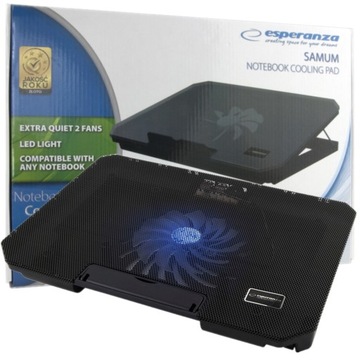 PODKŁADKA CHŁODZĄCA POD LAPTOP 15-19'' REGULACJA