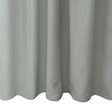 Zasłona ogrodowa wodoodporna 155x220 cm STALOWA zasłony na taras altanę