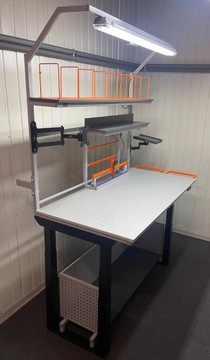 Упаковочный стол, электрическая регулировка, диапазон 50 см 140х80х215 см НОВИНКА