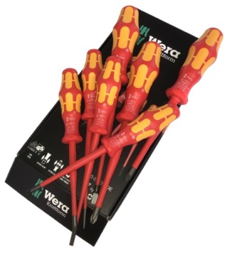 WERA Изолированные отвертки 7 штук Тонкие