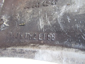 4× DISK HLINÍK MERCEDES-BENZ OE 7.5" X 17" 5X112 ET 56