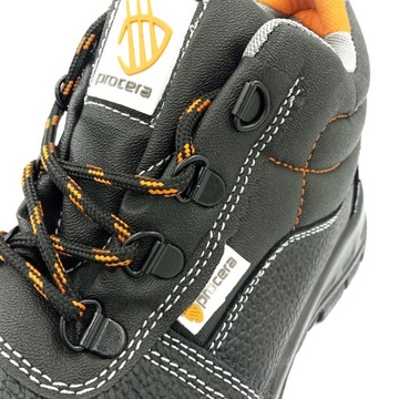 BUTY ROBOCZE MĘSKIE SKÓRZANE BEZ PODNOSKA SRC 42