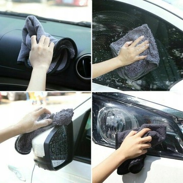 ПОЛОТЕНЦЕ ИЗ МИКРОФИБРЫ ДЛЯ МОЙКИ АВТОМОБИЛЯ 4 шт. Новое.