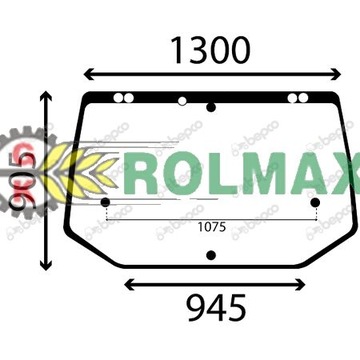 Szyba tylna uchylna New Holland CASE 82016997