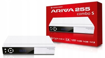 Комбинированный декодер спутникового телевидения Ferguson Ariva 255 DVBT-2 HEVC DVB-S2 DVB-C