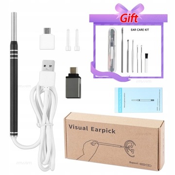 Medical In Ear Cleaning Endoscope Spoon Mini Camer