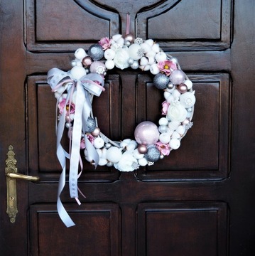 Эксклюзивное украшение БОЛЬШОЙ Рождественский ВЕНОК на дверь