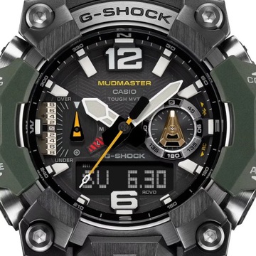 Zielony zegarek Casio G-Shock Mudmaster Carbon Core GWG-B1000-3AER