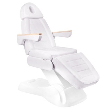 Fotel kosmetyczny elektryczny SILLON Lux 273b 3 silniki biały