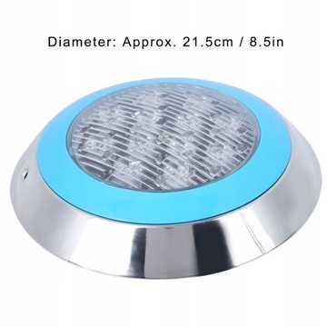 LAMPA DO BASENU BASENOWA 12LED Z PILOTEM 12W